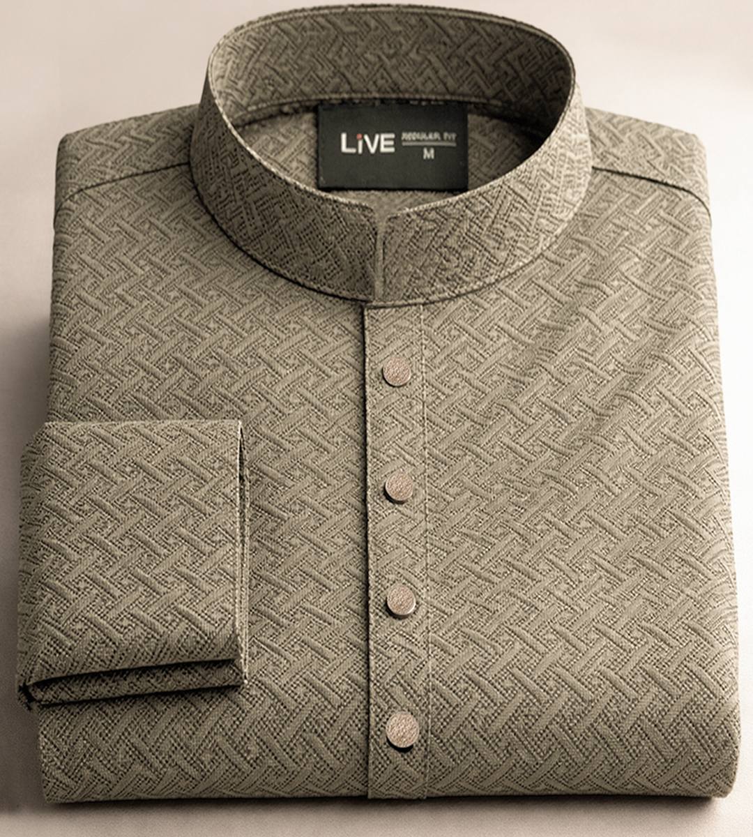 Minimalist Cotton Blended Panjabi
